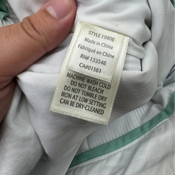 Ecru Madison Crop Straight Leg Blue Stripe Pant - Picture 5 of 14